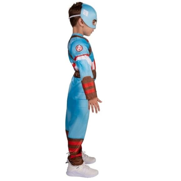 MARVEL Captain America Official Toddler Halloween Boys 2T - Picture 4 of 7